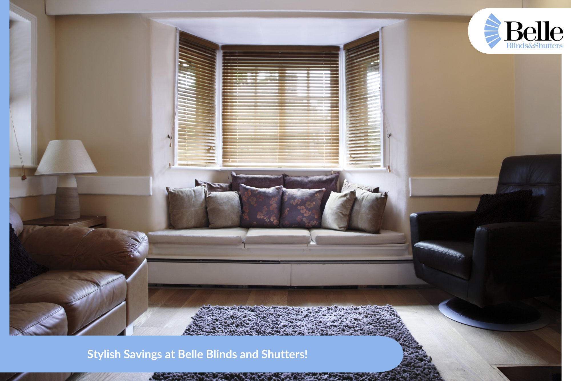 Stylish Savings At Belle Blinds And Shutters!